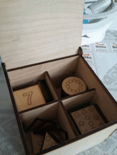 Box Invoice For Laser Cutting Free DXF File