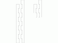 Box Joint Free DXF File
