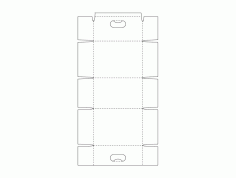 Box Packaging Design Free DXF File