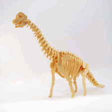 Brachiosaurus 3d Puzzle Free DXF File