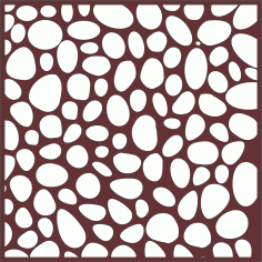 Bubbles Seamless Floral Screen Design For Laser Cut Free Vector File, Free Vectors File