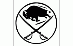 Buffalo Silhouettes Free DXF File