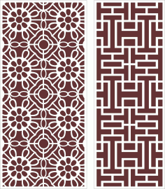 Bulkhead Design Cabbage And Tiles Shaped For Laser Cutting Free DXF File
