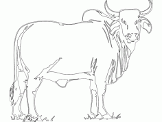 Bull Free DXF File