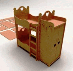 Bunk For Laser Cut Cnc Free Vector File