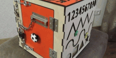 Busy Board For Kids For Laser Cut Free DXF File