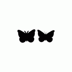 Butterfly 29 Ornament Decor Free DXF File