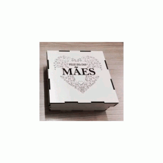 Caixa Dia Das mães Box Free DXF File