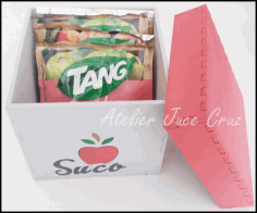 Caixa Suco Juce Fez 10x10x9 Free DXF File