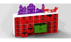 Calendar For Laser Cut Free DXF File