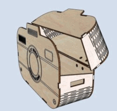 Camera Box For Laser Cut Cnc Free DXF File