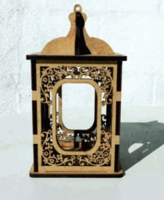 Candle Holder For Laser Cut Free DXF File