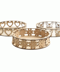 Candy Bowls Or Boxes For Jewelry For Laser Cut Free DXF File