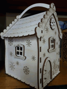 Candy Box Mouse House For Laser Cut Free Vector File