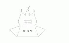 Card Holder Free DXF File
