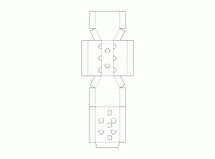 Cardboard Box Design Free DXF File