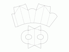 Cardboard Box Template Free DXF File