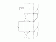 Cardboard Boxes Vector Template Free DXF File