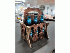 Carrier For Beer For Laser Cut Free Vector File