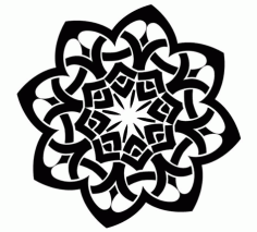 Celtic Art Pattern Free DXF File