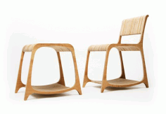 Chair And Stool Free Vector File