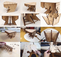 Chair Kumode For Laser Cut Free Vector File
