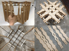 Chair Mdi For Laser Cut Free DXF File