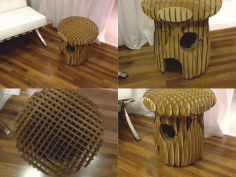 Chair Mushroom Free DXF File