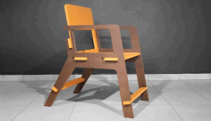 Chair Wooden Test Cutting Free DXF File
