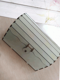 Chest Treasure Box 4mm For Laser Cut Free Vector File
