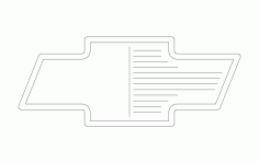 Chevy Logo Free DXF File