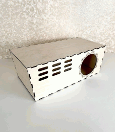 Chinchilla Hut Hideout House For Laser Cut Free Vector File