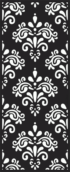 Chinese Style Room Partition For Laser Cutting Free DXF File