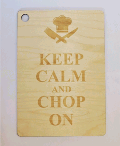 Chopping Board Birch Plywood 6mm For Laser Cut Free DXF File