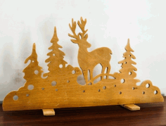Christmas Window Decorations Laser Cut Free Vector File