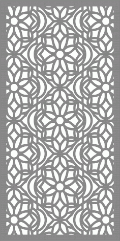 Chrysanthemum Flower Shaped Bulkhead Pattern For Laser Cut Free Vector File