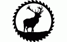 Circular Sawblade Free DXF File