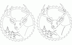 Circular Sawblades Free DXF File