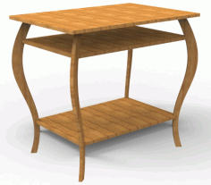 Classic Table 10 Mm Mdf Free DXF File