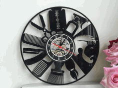 Clock Orologi Vinile Free DXF File