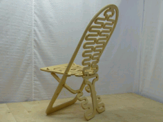 Cnc Cut Folding Chair Free Vector File