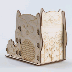 Cnc Cut Pencil Holder Sovushki Free Vector File