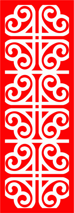 Cnc Jali Inspired Screen Pattern Free Vector File