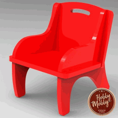 Cnc Laser Cut Baby Chair Free DXF File