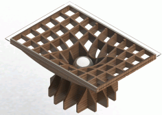 Cnc Laser Cut Coffee Table Free DXF File