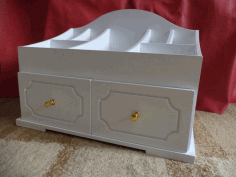 Cnc Laser Cut Design Drawer Table Free DXF File