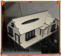 Cnc Laser Cut Design Of House Free Vector File
