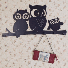 Cnc Laser Cut Design Owl Hanger For Laser Cut Free Vector File