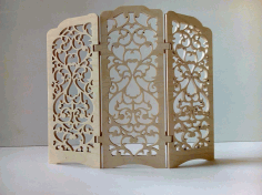Cnc Laser Cut Design Seperator Panel Free DXF File