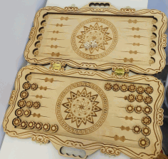 Cnc Laser Cut Design Wooden Mandala Box Free DXF File